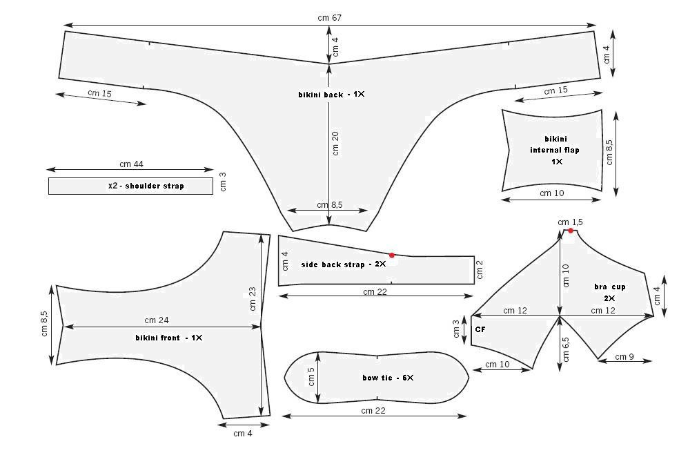 bikini design σχέδιο μπικίνι