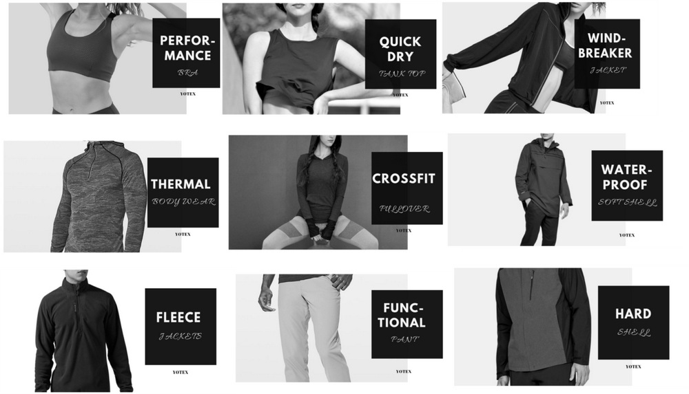Yotex Apparel Abbigliamento Yotex