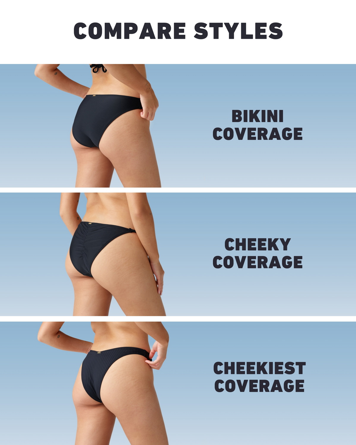 compare bikini styles vergelyk bikinistyle