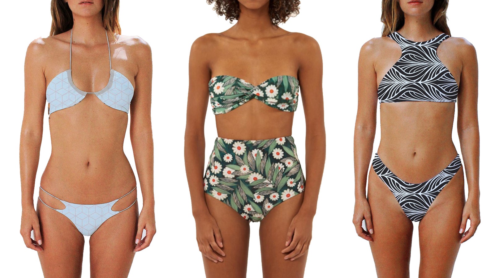women swimwear 4 feistis snámha mná 4