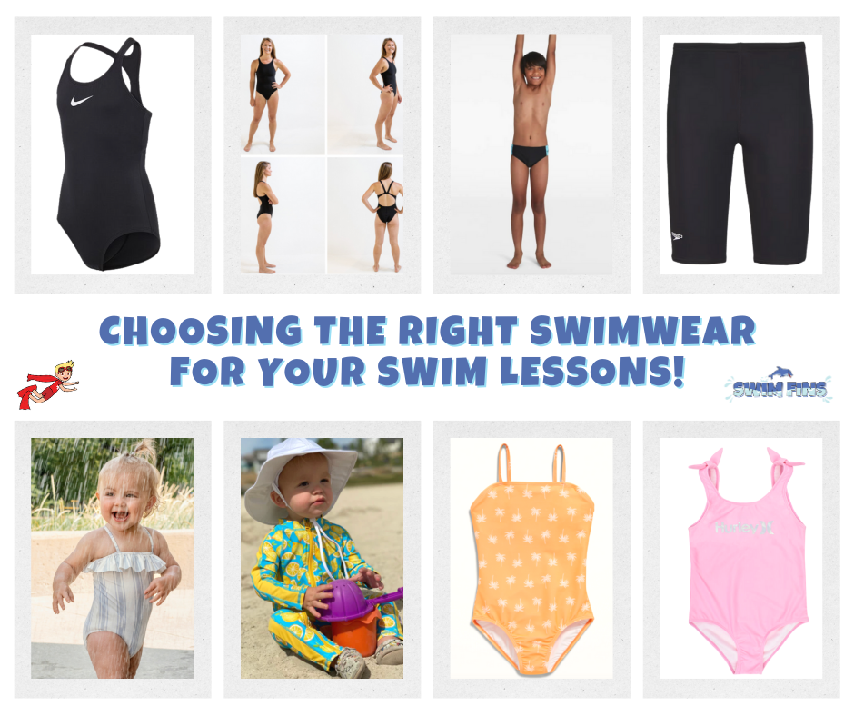 choosing the right swimwear for your swim lessons Lựa chọn đồ bơi phù hợp cho buổi học bơi