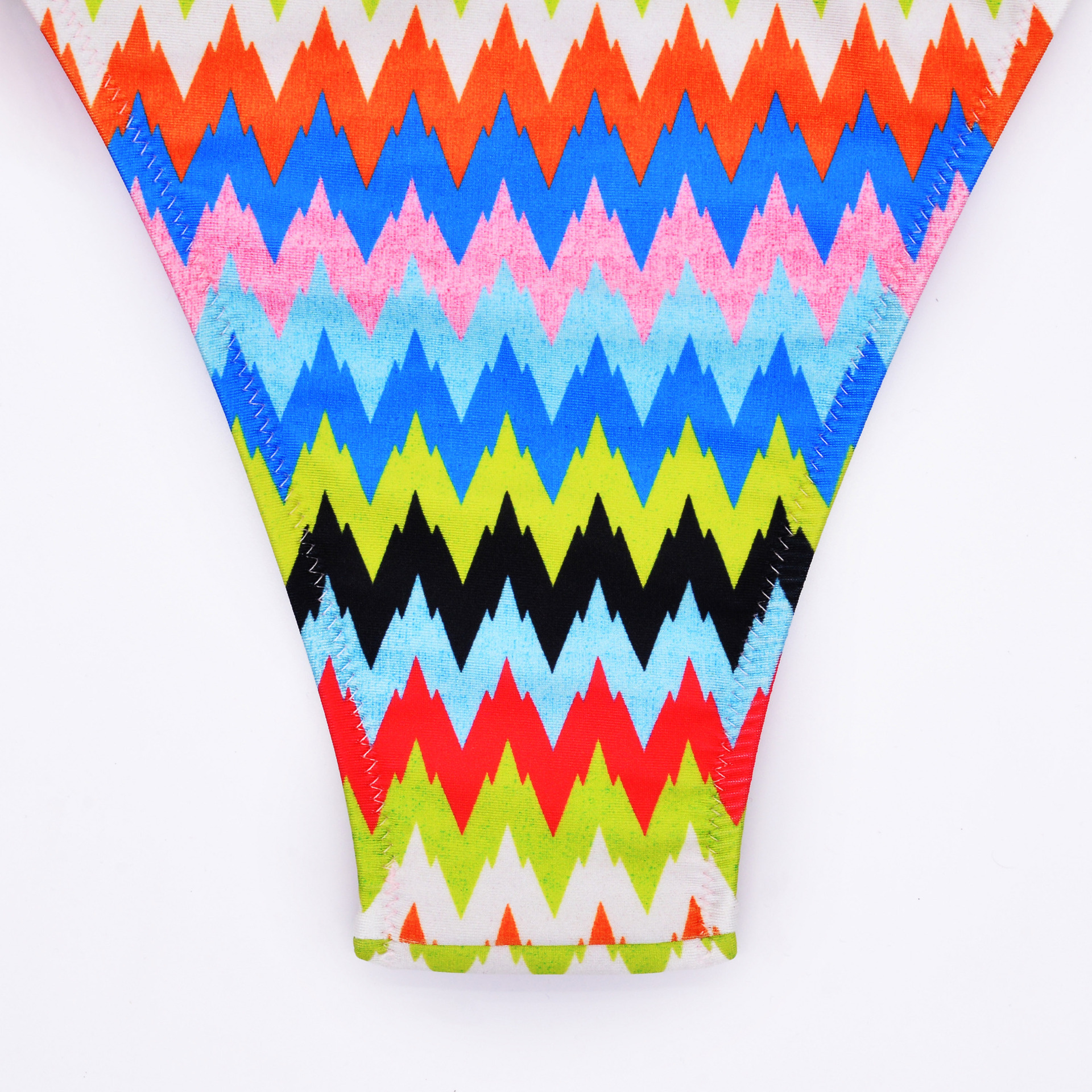 wave print bikini bottom Bikinihose mit Wellenmuster