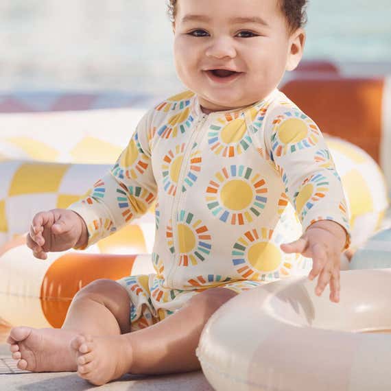 kids beachwear dillad traeth plant