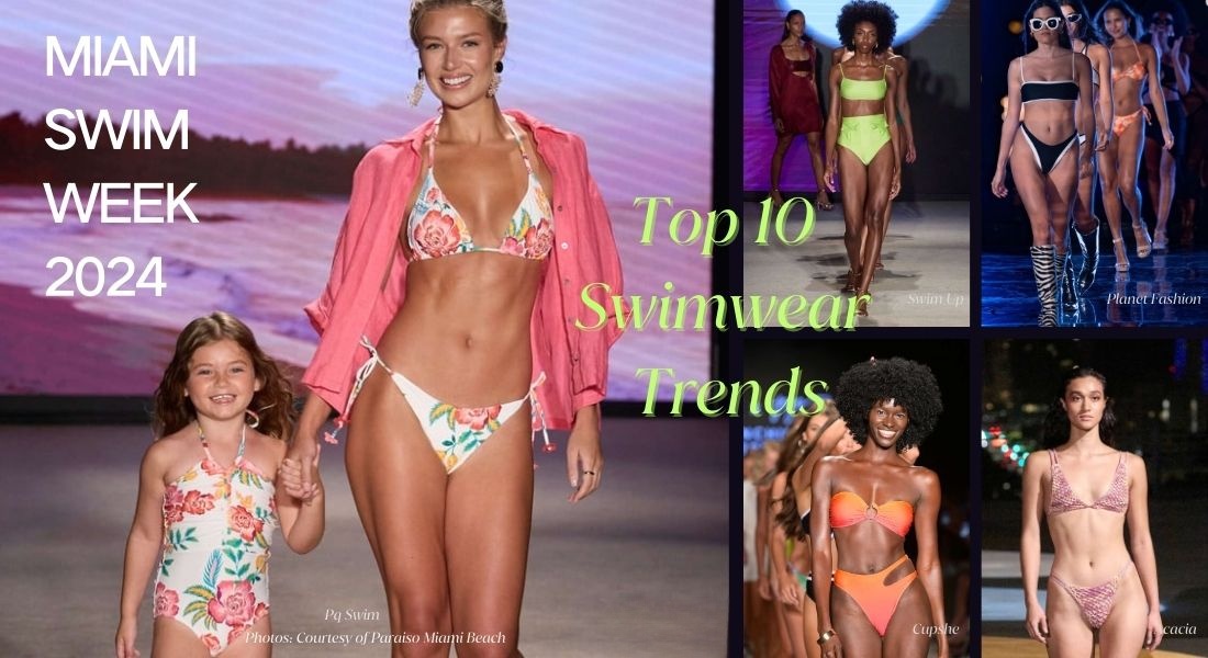 top simwear trends Miami Swim Week 2024 أهم اتجاهات ملابس السباحة في أسبوع ميامي للسباحة 2024