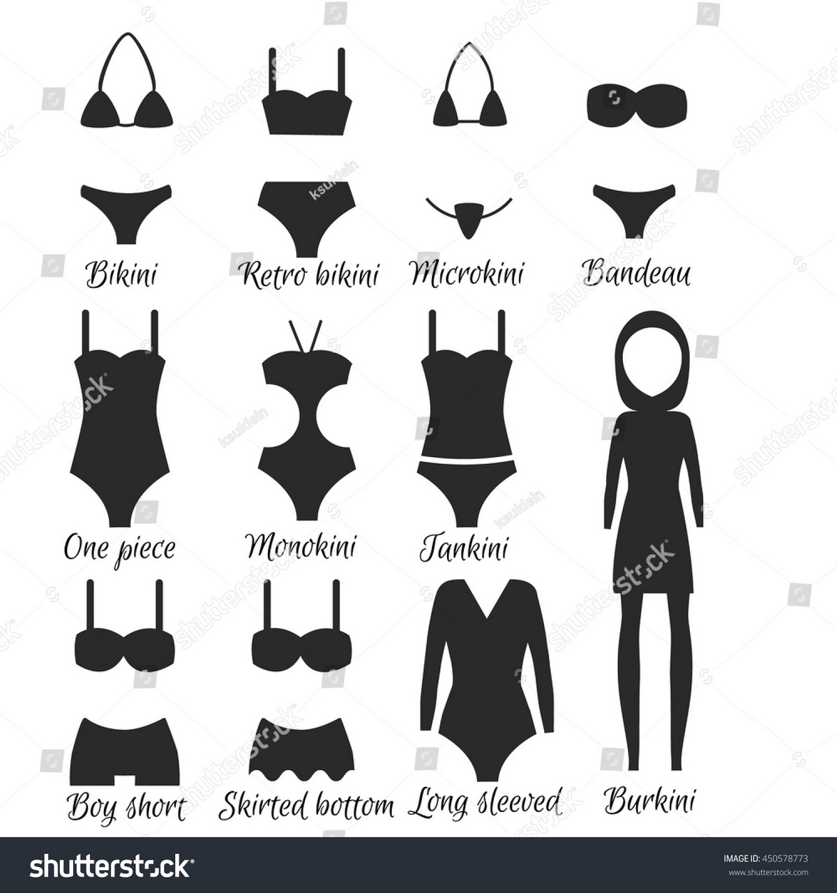 수영복 모델 여성을위한 인기있는 수영복 유형 Monokini Bikini Burkini Tankini 원피스