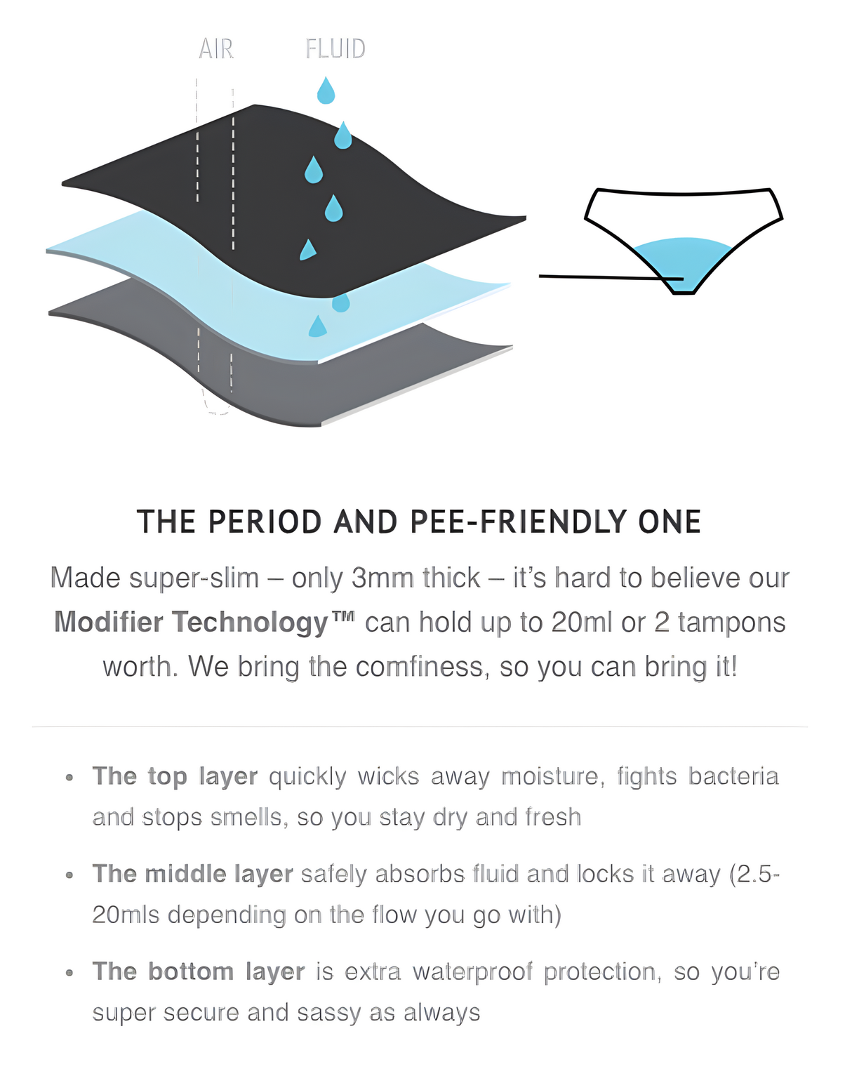the period and pee-friendly one ka manawa a me ka pee-friendly