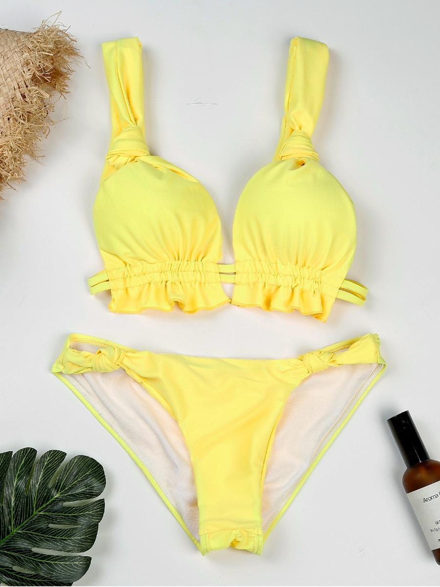 cute yellow swimsuits bonics vestits de bany grocs