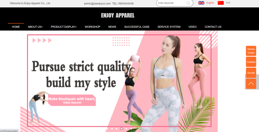 Zhongshan Enjoy Apparel Co., Ltd. Zhongshan Enjoy Apparel Co., Ltd.