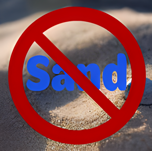 sand prevent hiekka estää