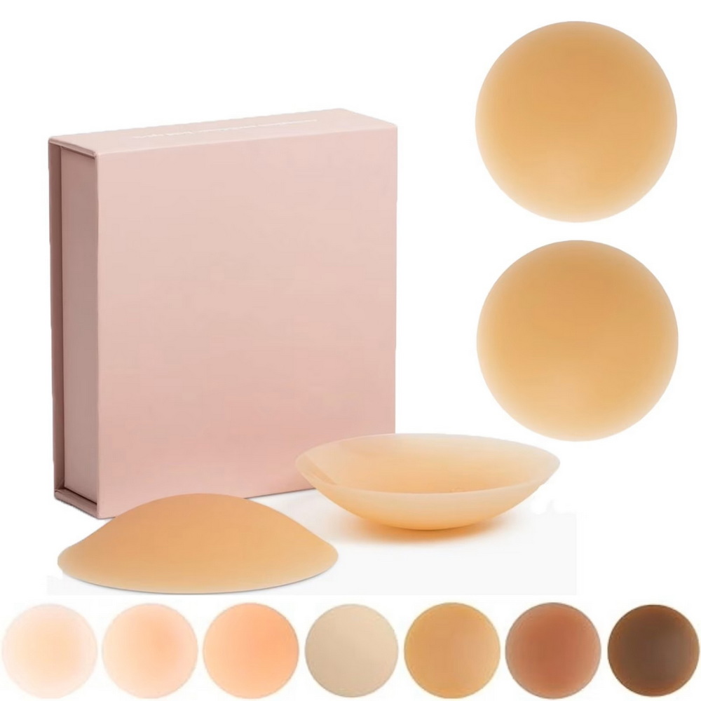 Nippies nippeldeksel klebrig selvklebende silikon nippelpasta Gjenbrukbare pasty nippeldeksler for kvinner et par