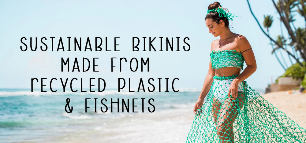 Biquinis sostenibles fets de pl&agrave;stic reciclat i xarxes de pesca